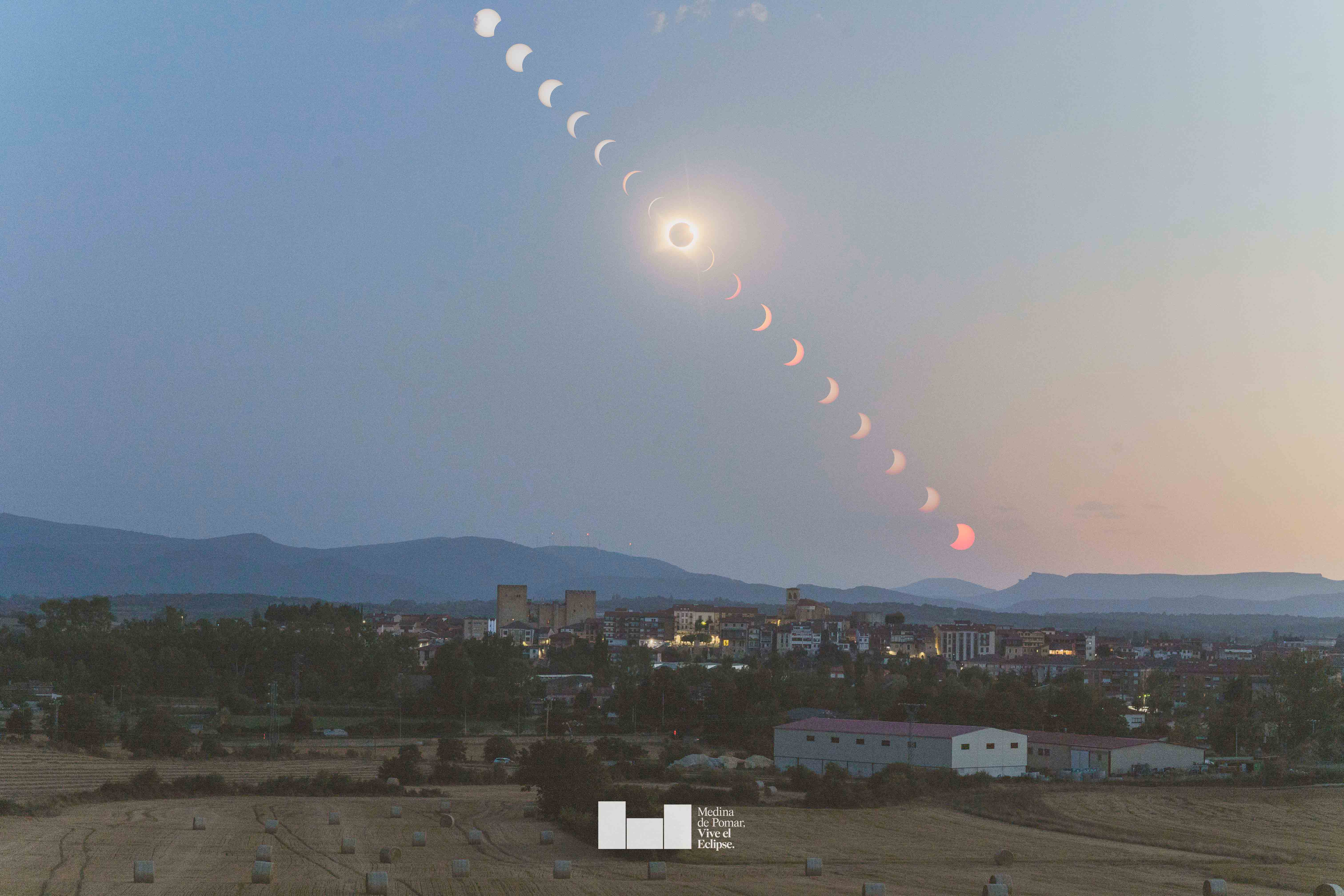 Medina de Pomar vive una jornada histórica bajo la totalidad del eclipse