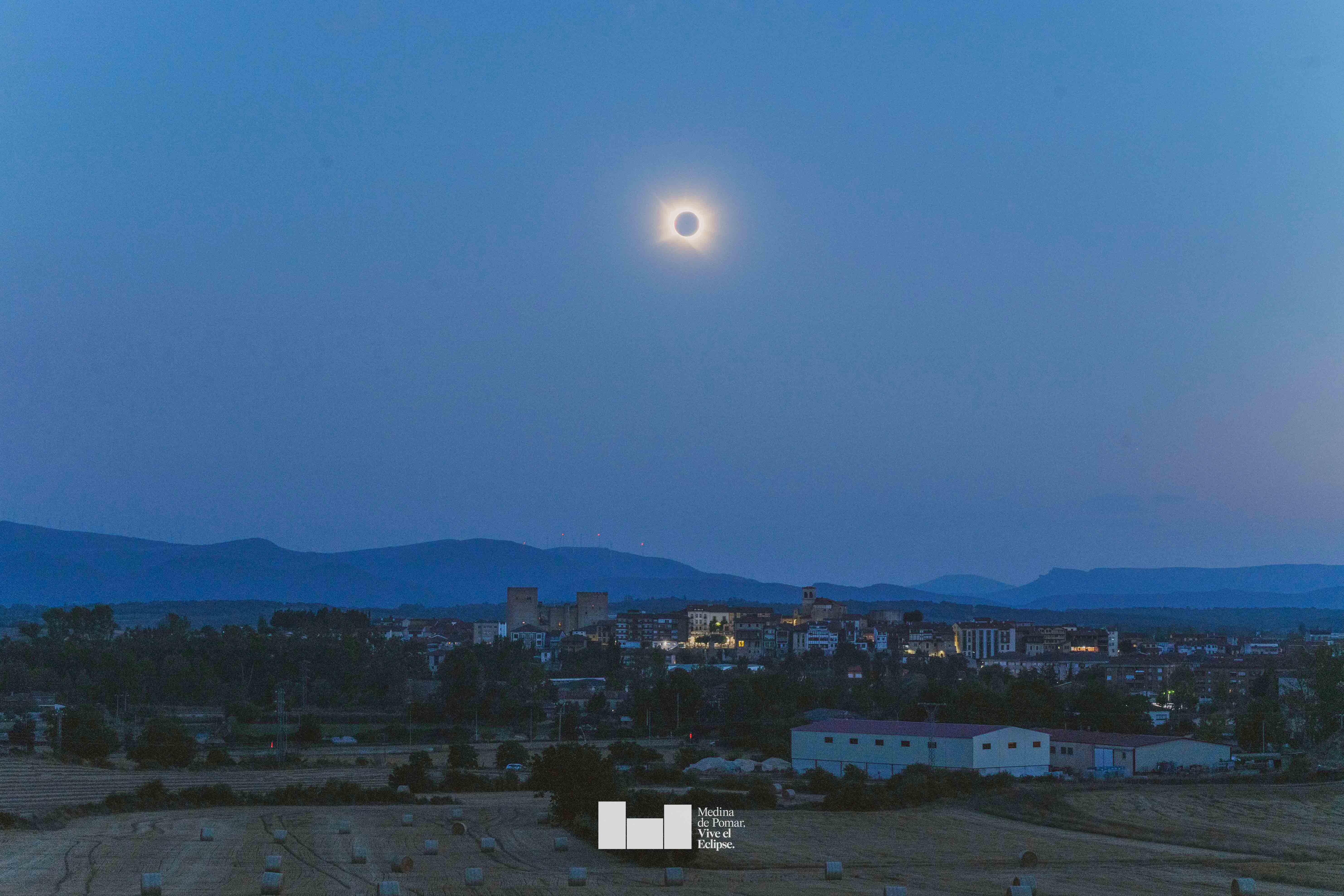 Medina de Pomar vive una jornada histórica bajo la totalidad del eclipse