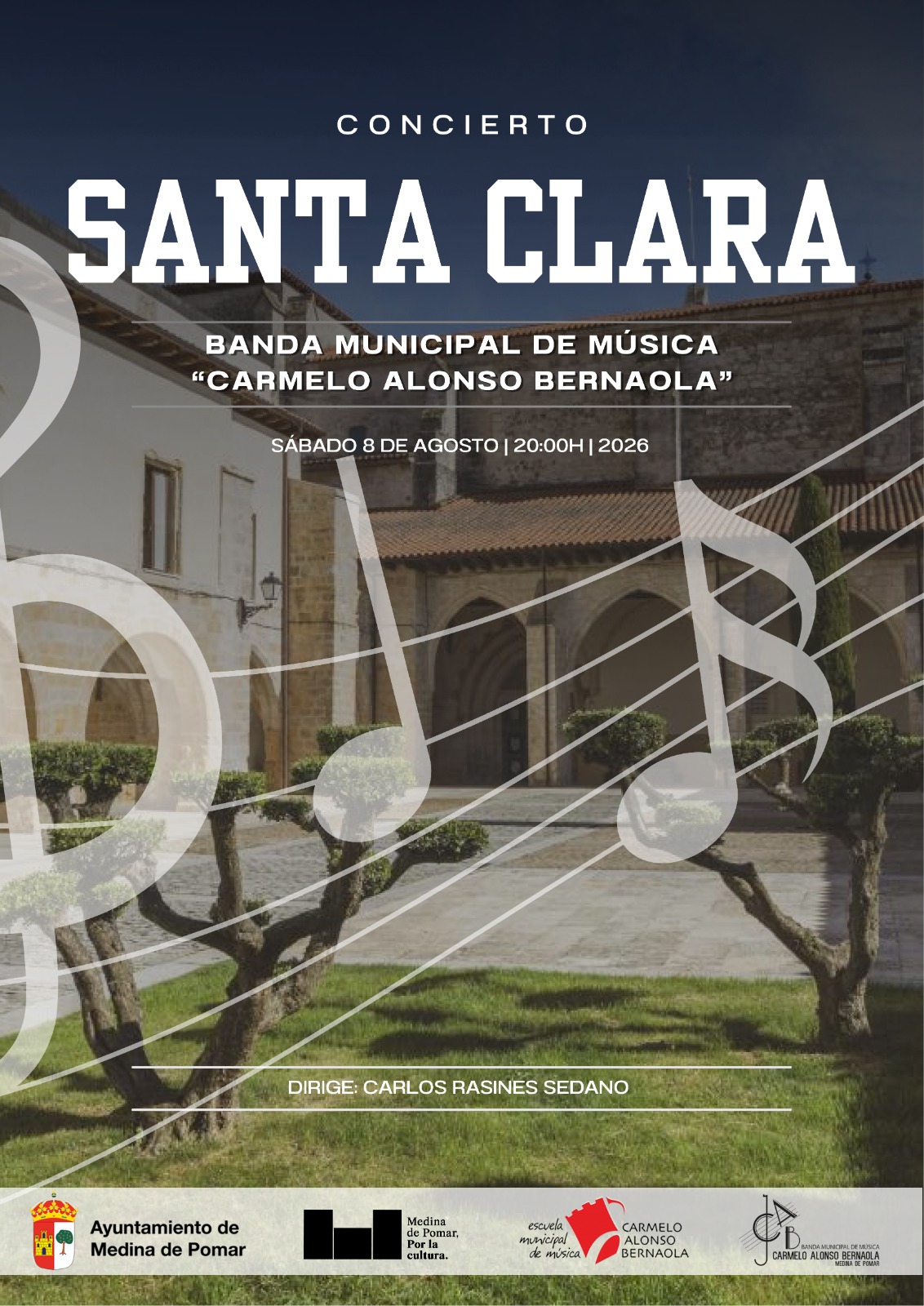 Concierto Santa Clara: Banda Municipal de Música "Carmelo Alonso Bernaola".
