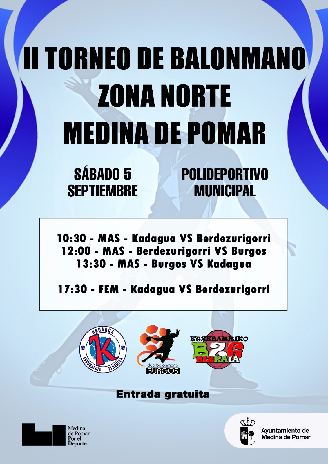 II Torneo de Balonmano Zona Norte Medina de Pomar.