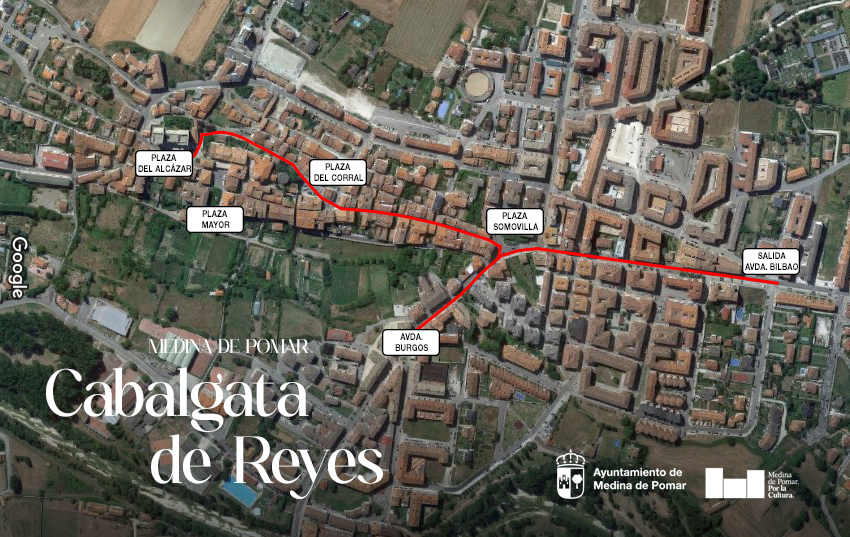 RECORRIDO CABALGATA DE REYES