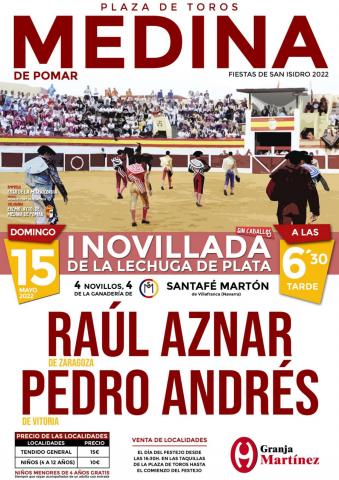 FESTIVIDAD DE SAN ISIDRO. Festejos taurinos.