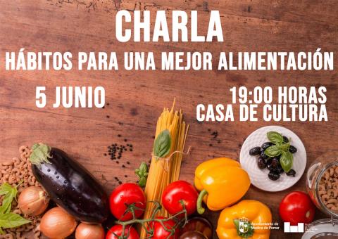 Charla "Hábitos para una mejor alimentación"