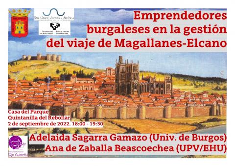 Emprendedores burgaleses en la gestión del viaje de Magallanes-Elcano