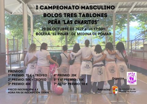 I CAMPEONATO DE BOLOS TRES TABLONES
