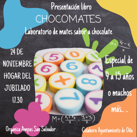 Presentación del libro "chocomates"