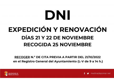 EXPEDICIÓN Y RENOVACIÓN DEL DNI