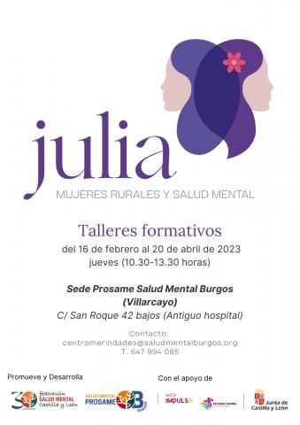 Taller formativo JULIA Mujeres rurales y salud mental
