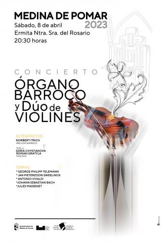 CONCIERTO ÓRGANO BARROCO Y DÚO DE VIOLINES 