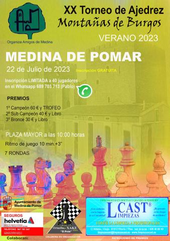 XX TORNEO DE AJEDREZ 'Montañas de Burgos'