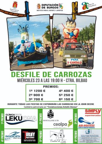 Desfile de Carrozas Fiestas San Bartolomé 2023