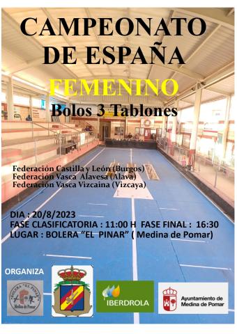CAMPEONATO BOLOS FEMENINO