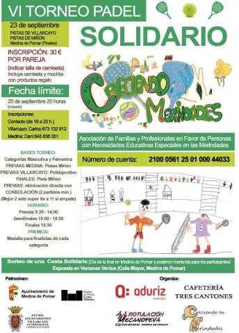 VI TORNEO PADEL SOLIDARIO