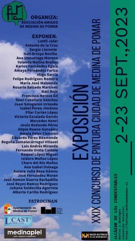 EXPOSICIÓN XXIX CONCURSO DE PINTURA CIUDAD DE MEDINA