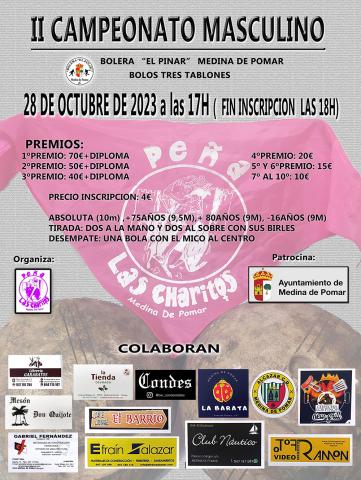 II CAMPEONATO MACULINO Bolos Tres Tablones