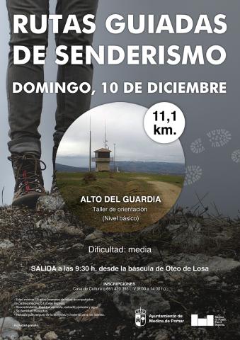 RUTA GUIADA DE SENDERISMO