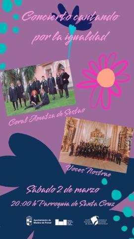 Concierto cantado por la igualdad 