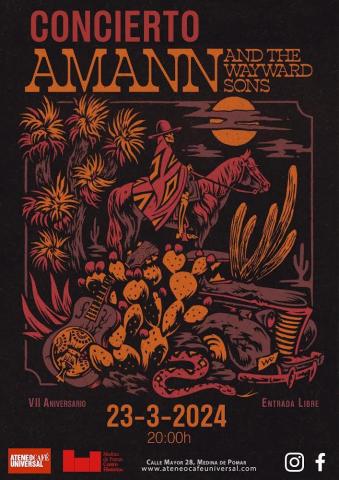 Concierto Amann and the wayward sons 