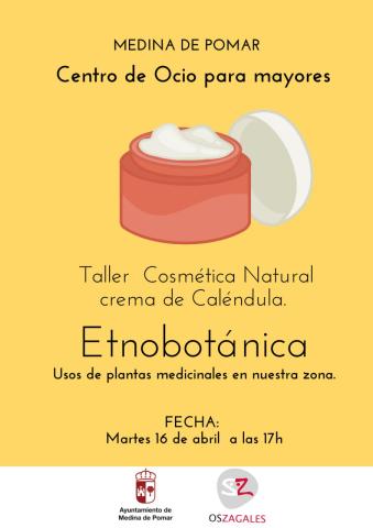 Taller de cosmética natural crema de caléndula