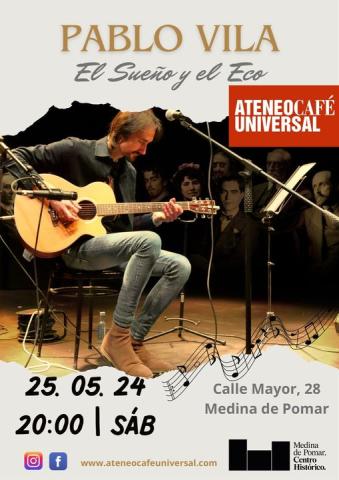 Concierto Música Poesía a cargo de Pablo Vila 