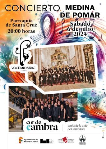 Actuación del Coro de Cámara de Granollers y la Coral Voces Nostrae 