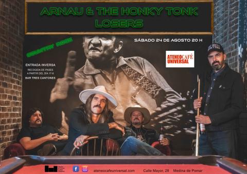 Concierto Country "Arnau & The honky losers"