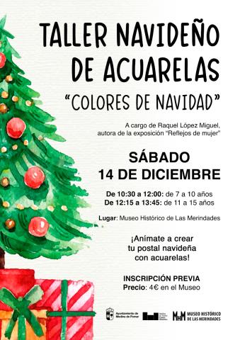 TALLER NAVIDEÑO DE ACUARELAS