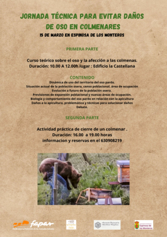 JORNADA TÉCNICA PARA EVITAR DAÑOS DE OSO EN COLMENARES