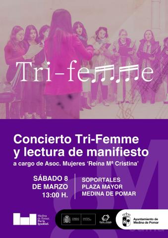 CONCIERTO "TRI-FEMME" Y LECTURA DE MANIFIESTO