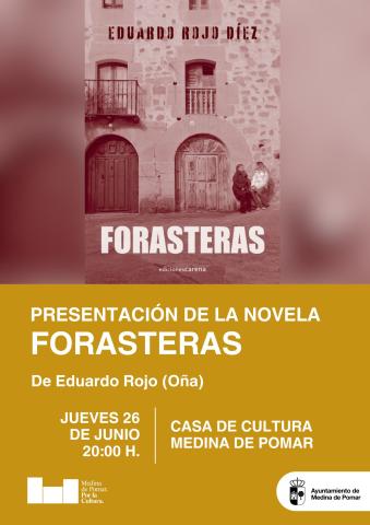 PRESENTACIÓN DE LA NOVELA "FORASTERAS"