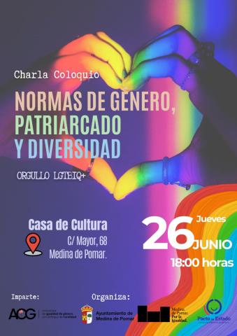 CHARLA-COLOQUIO "NORMAS DE GÉNERO, PATRIARCADO Y DIVERSIDAD"
