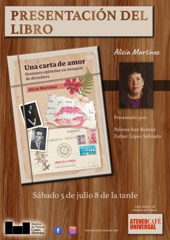 PRESENTACIÓN DEL LIBRO "UNA CARTA DE AMOR. ROMANCE EPISTOLAR EN TIEMPOS DE DICTADURA"