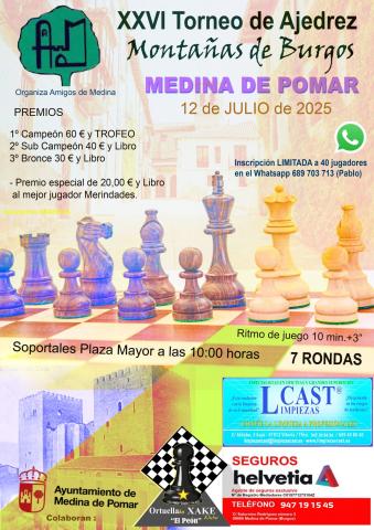 XXVI TORNEO DE AJEDREZ "MONTAÑAS DE BURGOS"