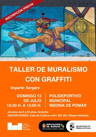 TALLER DE MURALISMO CON GRAFFITI 