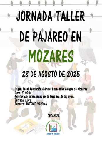 JORNADA TALLER DE PAJAREO EN MOZARES JORNADA TALLER DE PAJAREO EN MOZARES