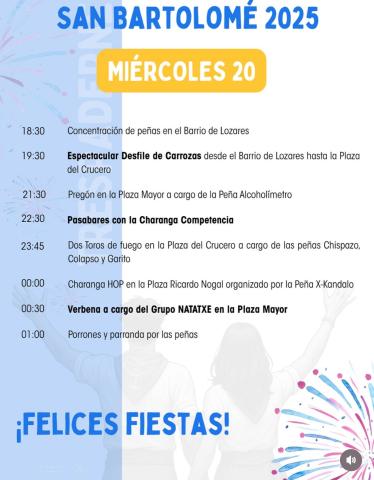Fiestas Patronales Trespaderne San Bartolomé 2025