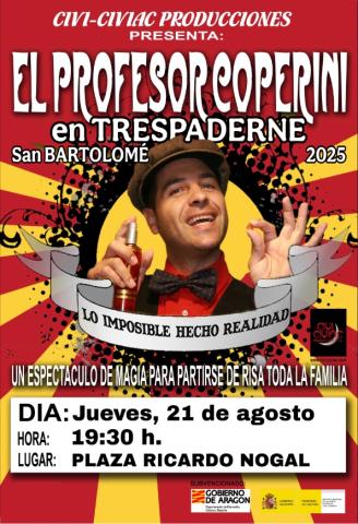 Espectáculo de magia para toda la familia - El profesor Coperini