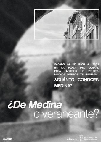 Concurso de adivinanzas "¿De Medina o veraneante?"