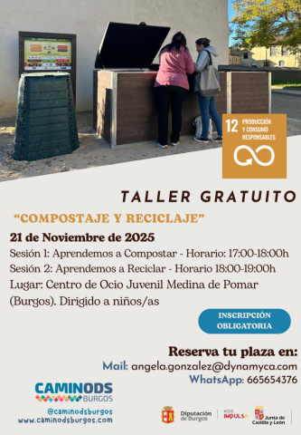 TALLER GRAUITO "COMPOSTAJE Y RECICLAJE"