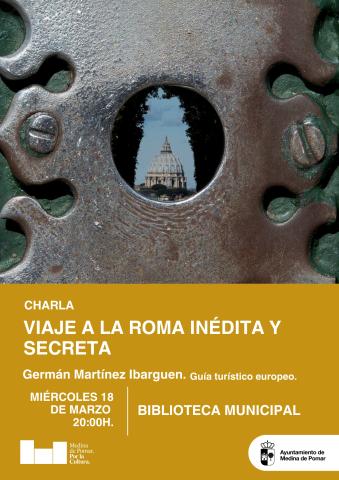 Charla: Viaje a la Roma inédita y secreta