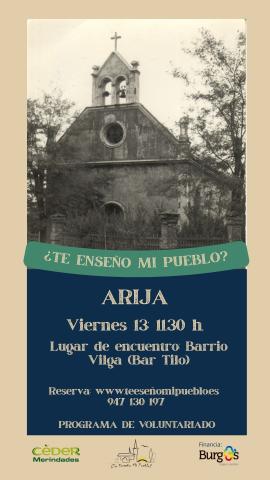 Visita Arija; la ciudad fábrica de Vilga ¿Te enseño mi pueblo?