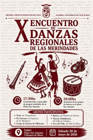 X Encuentro de Danzas Regionales de Las Merindades