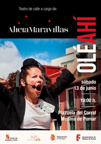 Teatro de Calle a cargo de Alicia Maravillas: Olé Ahí.