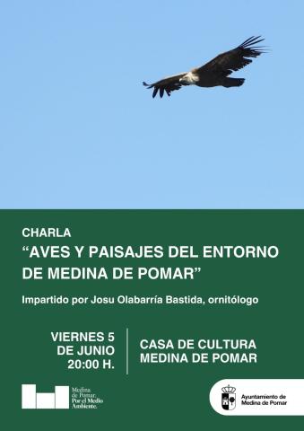 Charla: "Aves y Paisajes del entorno de Medina de Pomar".