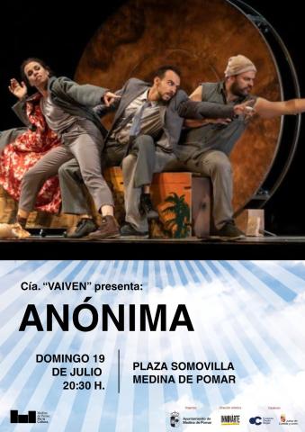 Cía. "Vaiven" presenta ANÓNIMA.