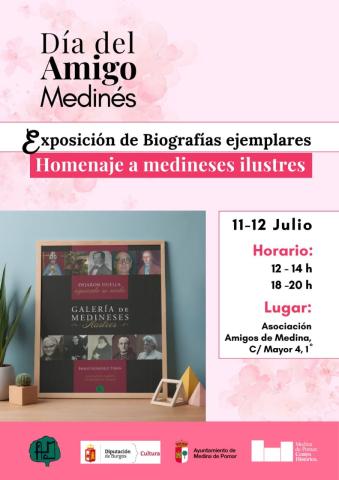 Día del Amigo Medinés. Exposición de Biografías ejemplares. Homenaje a medineses ilustres.