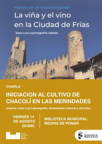 Charla: "Iniciación al cultivo de Chacolí en Las Merindades".