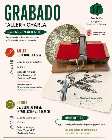 GRABADO CON LAUREN ALIENDE
