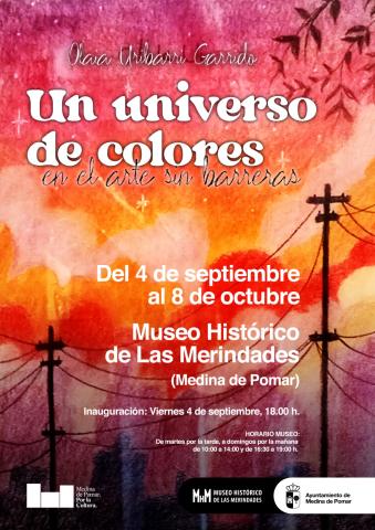 Exposición: "Un universo de colores en el arte sin barreras".